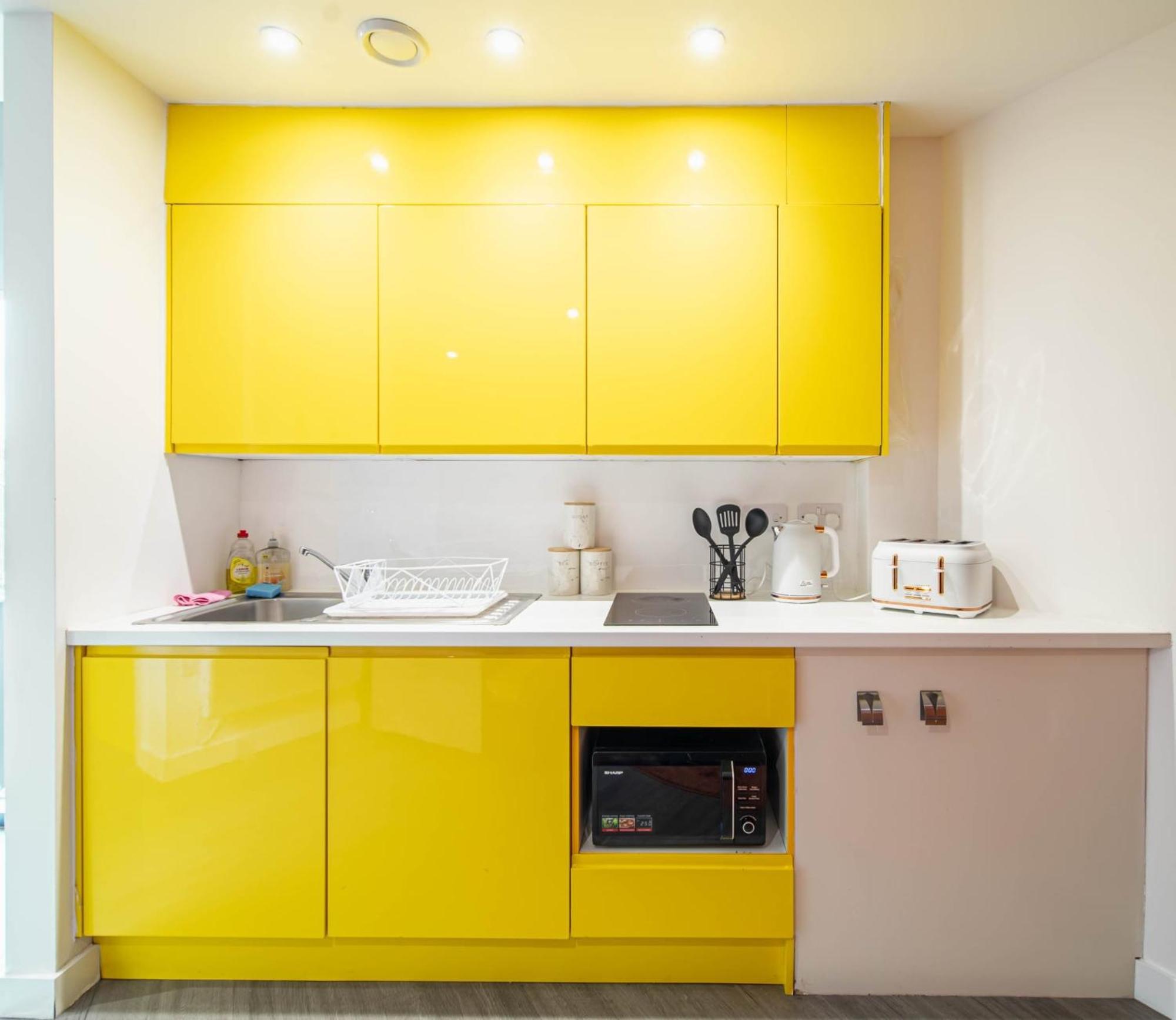 Corner Studio Apartment In Sheffield Esterno foto
